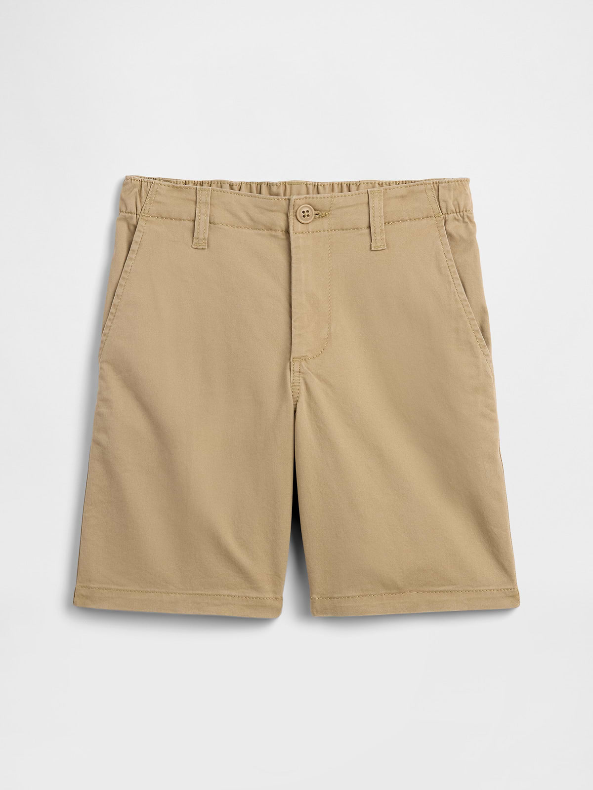 Kids Relaxed Hybrid Uniform Shorts - Pecan Brown