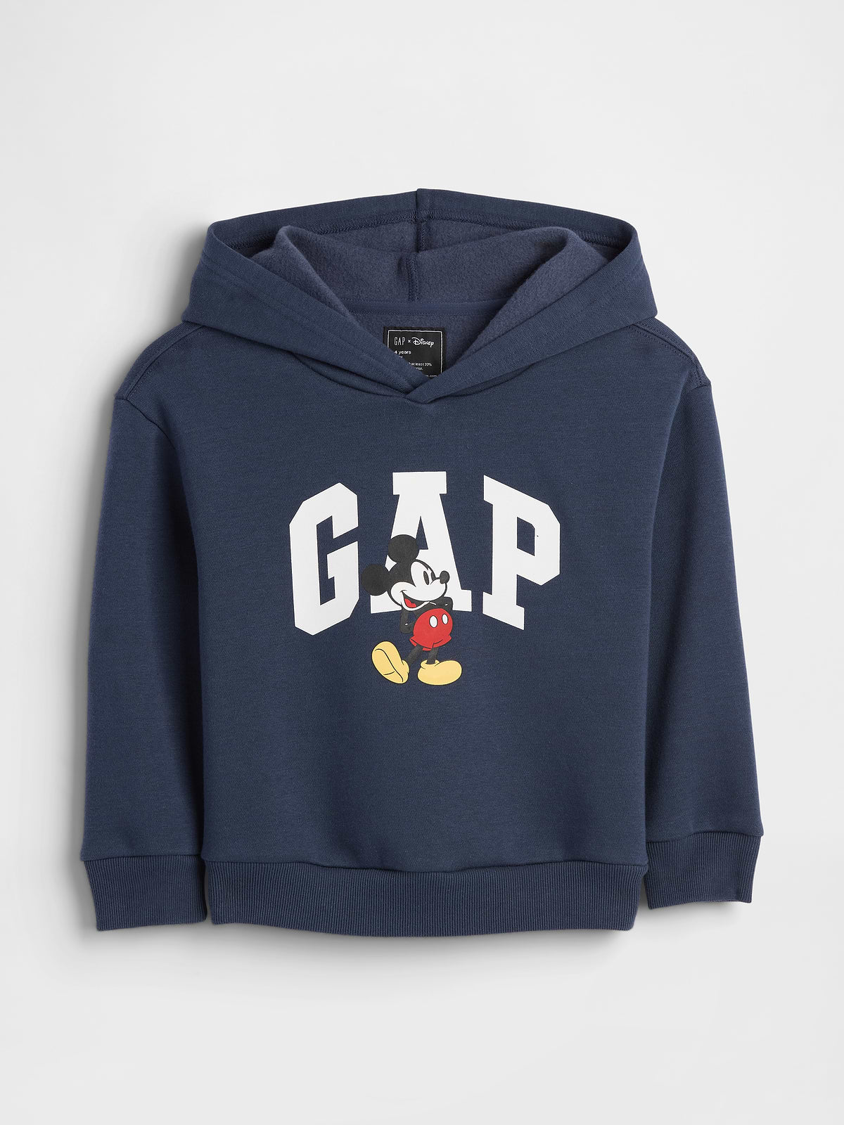 babyGap × Disney Mickey Mouse Relaxed Logo Hoodie - Family Navy Mickey Mouse