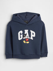 babyGap × Disney Mickey Mouse Relaxed Logo Hoodie - Family Navy Mickey Mouse