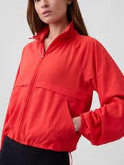 GapFit Oversized Runaround Track Jacket