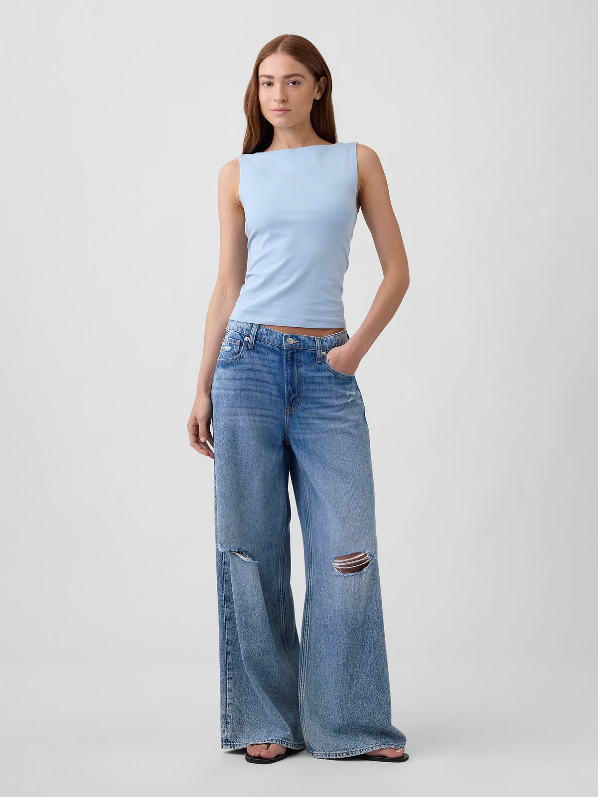 Boatneck Tank Top