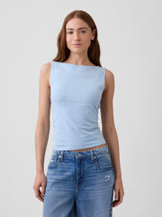 Boatneck Tank Top - Sail Blue