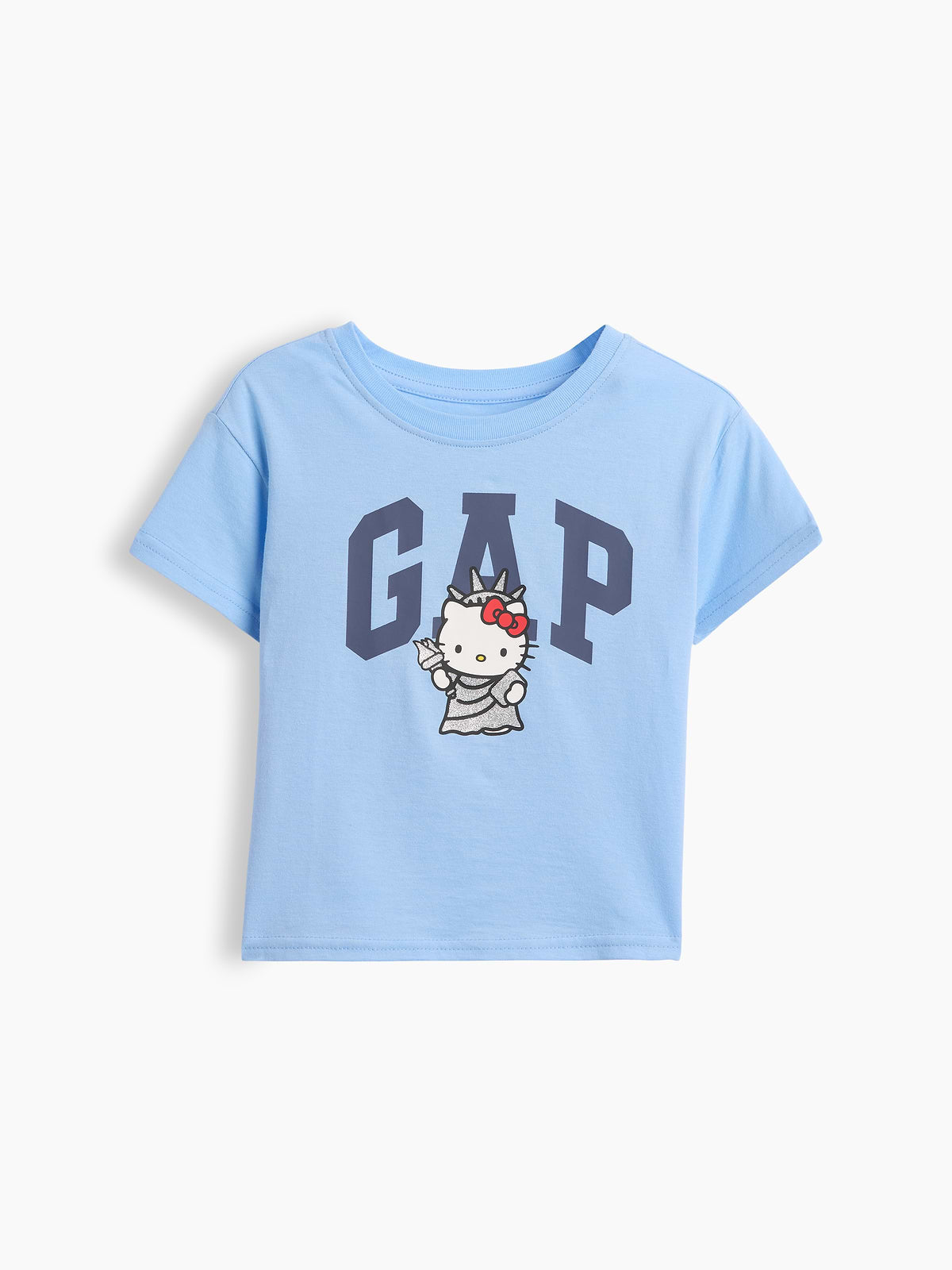 babyGap Graphic T-Shirt - Hello Kitty Blue Statue Of Liberty