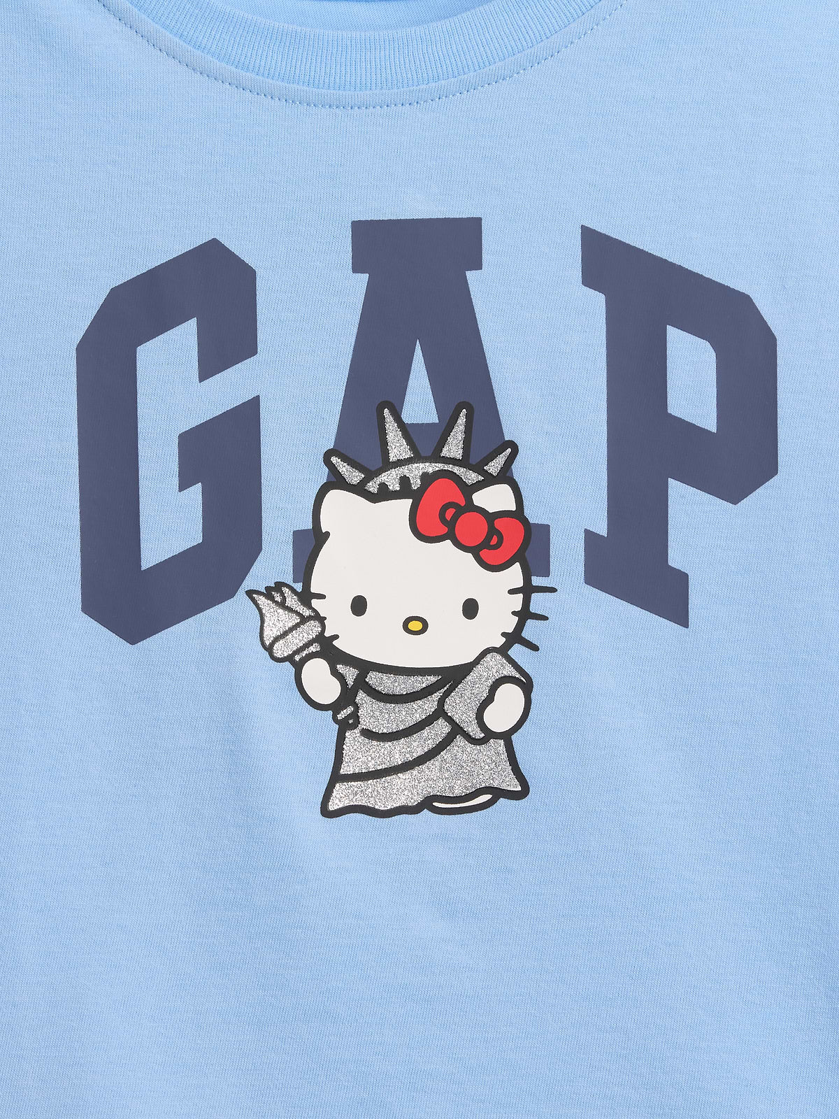 babyGap Graphic T-Shirt - Hello Kitty Blue Statue Of Liberty