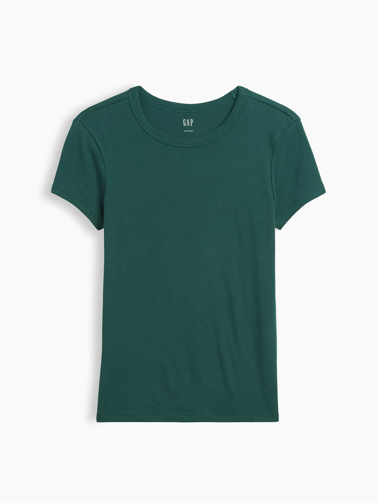 Ribbed Crewneck T-Shirt