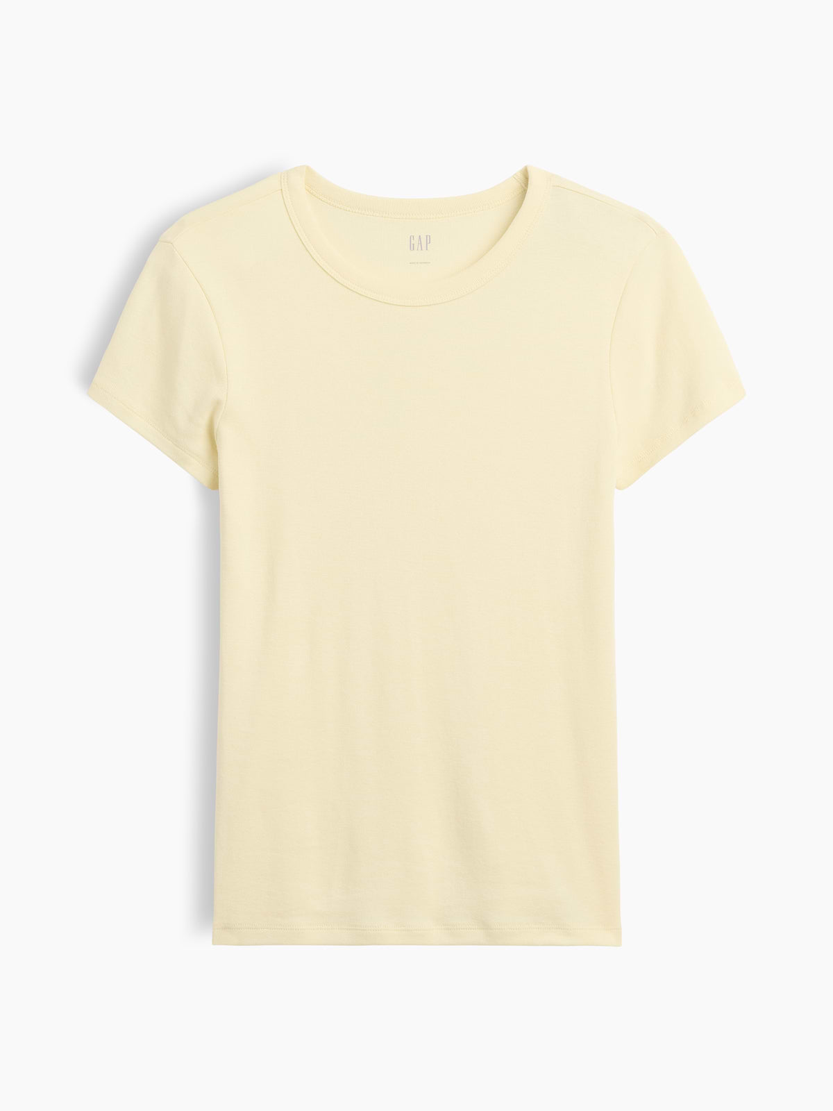 Ribbed Crewneck T-Shirt