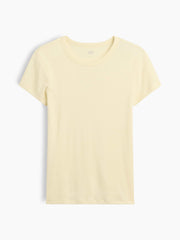 Ribbed Crewneck T-Shirt