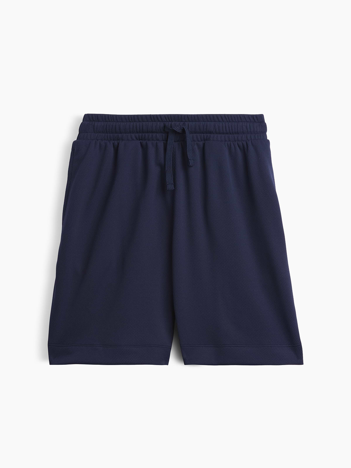 Kids 100% Recycled Pull-On Mesh Shorts - Navy Uniform