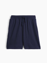 Kids 100% Recycled Pull-On Mesh Shorts - Navy Uniform