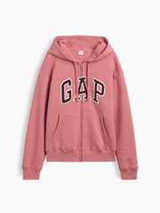 Relaxed Gap Logo Zip Hoodie