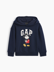 babyGap × Disney Mickey Mouse Relaxed Logo Hoodie - Peace Navy