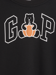 babyGap Relaxed Brannan Bear Logo Sweatshirt - Black Pumpkin