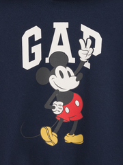babyGap × Disney Mickey Mouse Relaxed Logo Hoodie - Peace Navy