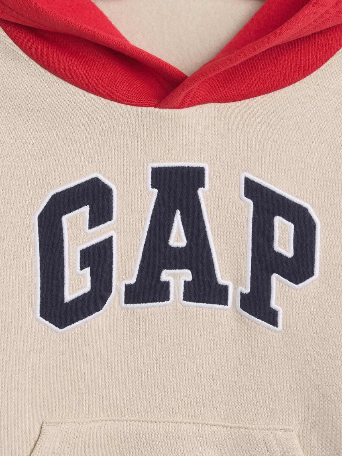babyGap Relaxed Colorblock Logo Hoodie - Moonstone Multi