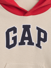 babyGap Relaxed Colorblock Logo Hoodie - Moonstone Multi