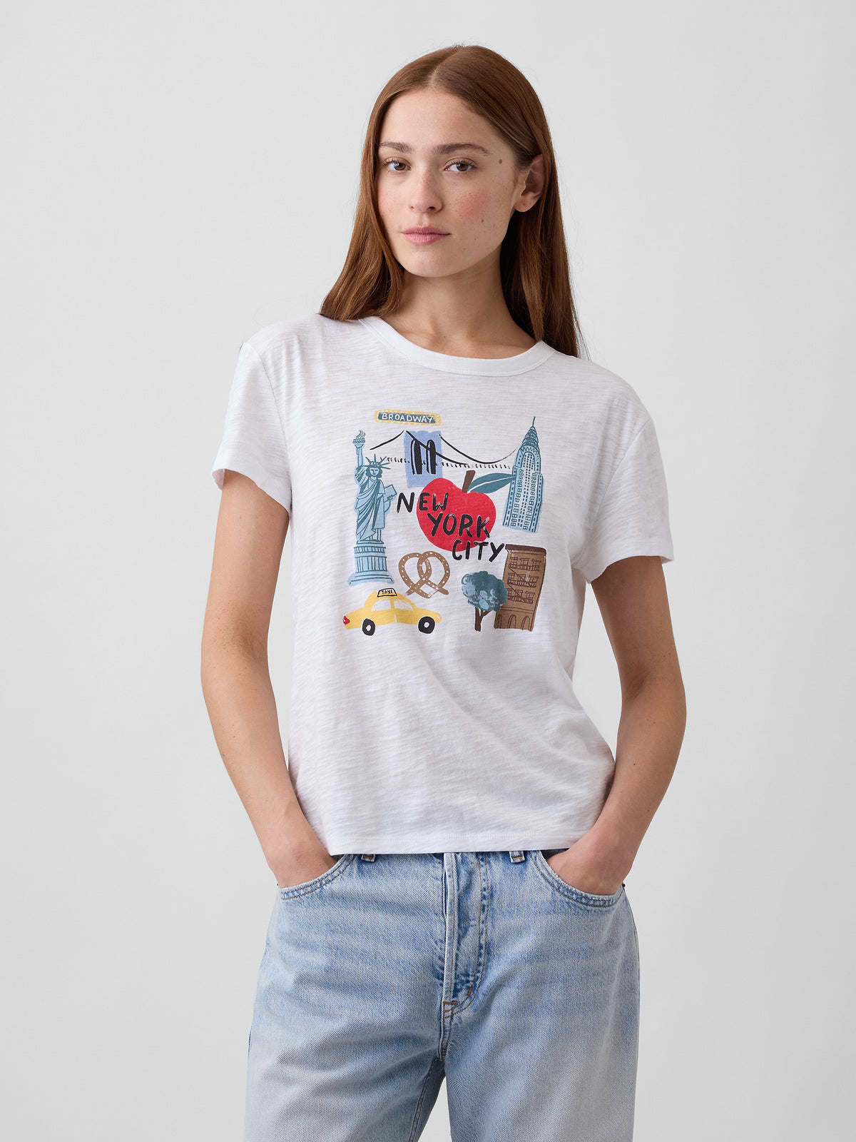 ForeverSoft Relaxed T-Shirt - White Graphic
