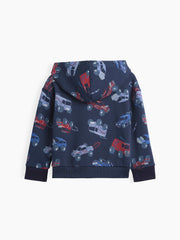 babyGap Relaxed Logo Zip Hoodie - Truck Blue