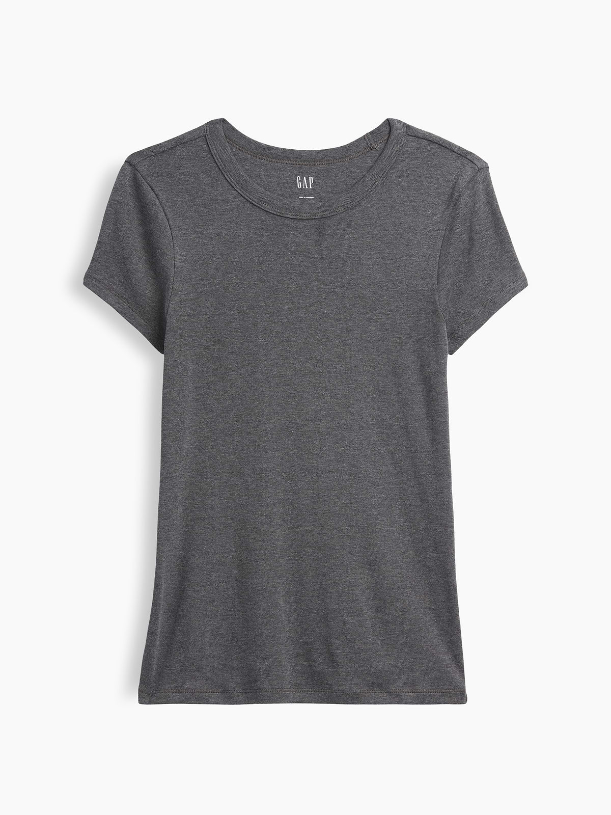 Ribbed Crewneck T-Shirt