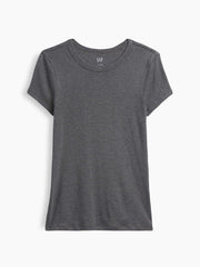 Ribbed Crewneck T-Shirt