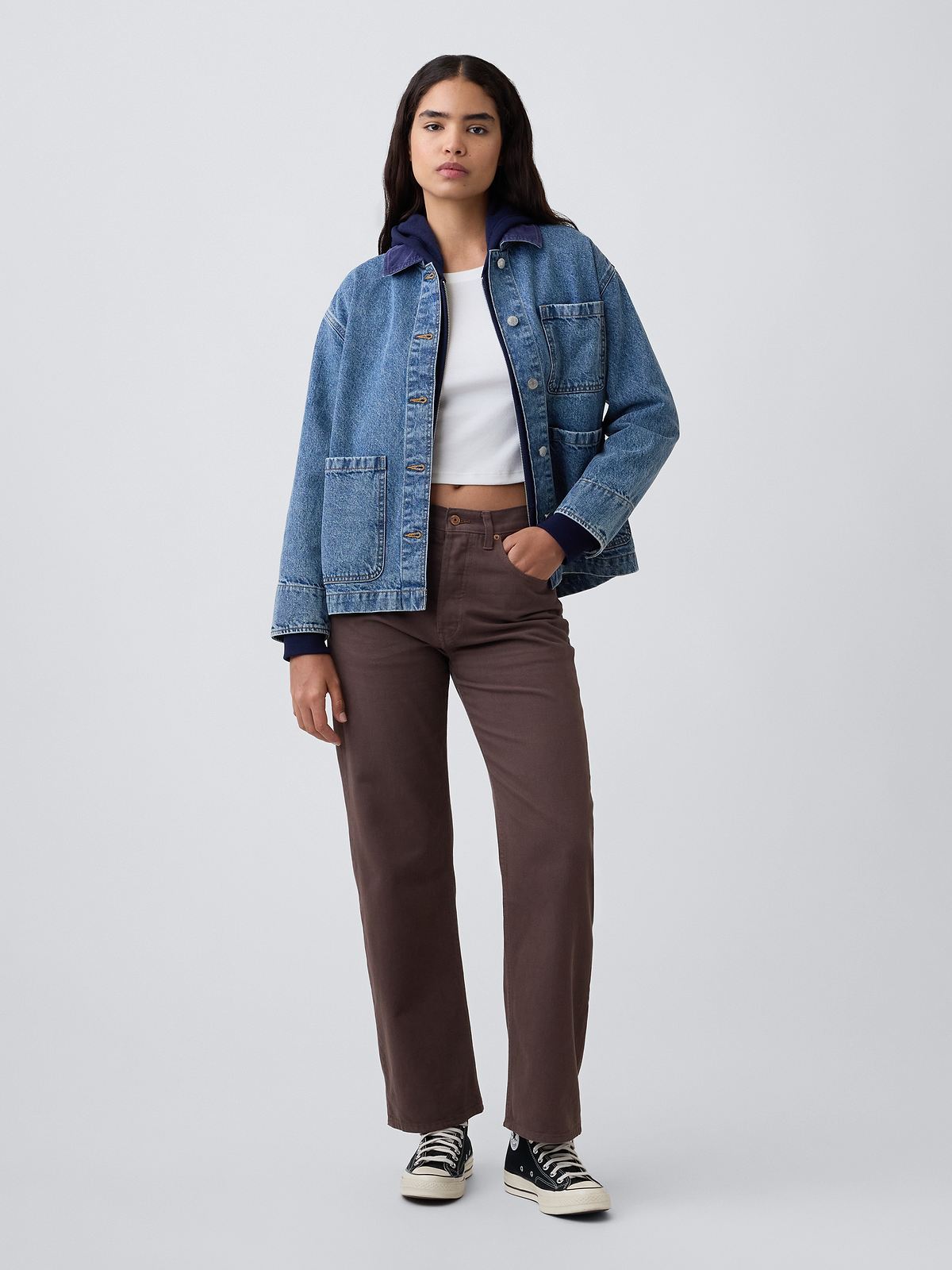 Denim Barn Jacket - Light Wash