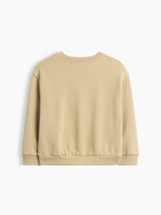 babyGap Relaxed Crewneck Sweatshirt - Iconic Khaki Logo Trucks