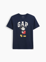 GapKids × Disney Logo T-Shirt - Disney Peace Navy