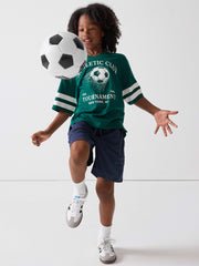 Kids 100% Recycled Pull-On Mesh Shorts
