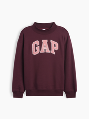 Oversized Gap Logo Mockneck Tunic Sweatshirt