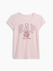 Kids Graphic T-Shirt - Pink Trellis