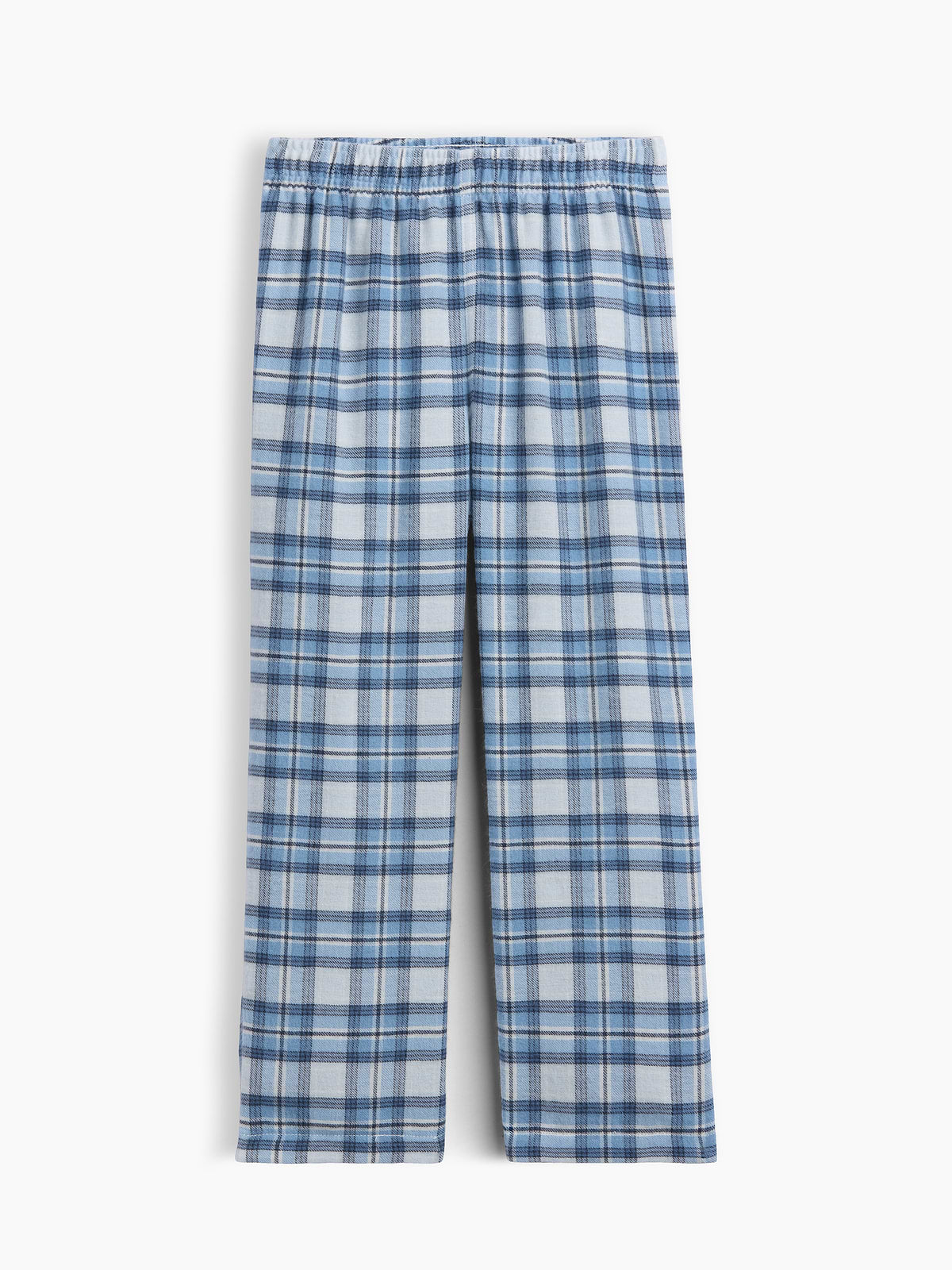 Kids Plaid Flannel PJ Pants - Blue Plaid