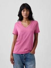 Favorite V-Neck T-Shirt - Pink Raspberry