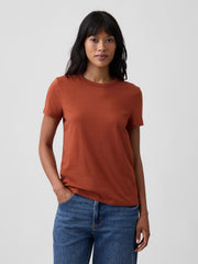 Favorite Crewneck T-Shirt - Brown Copper Spice