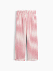 Kids Flannel PJ Pants - Red Stripes