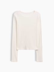 Kids Ribbed T-Shirt - New Off White