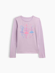 Kids Graphic T-Shirt - Nostalgic Purple Lavender