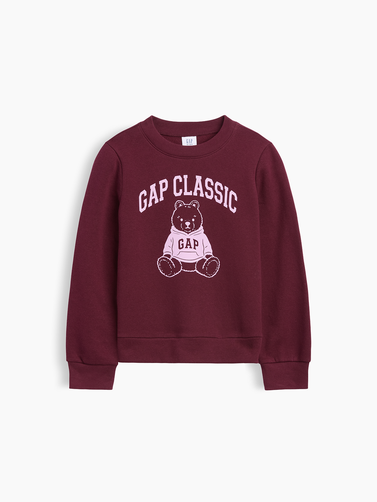 Kids Graphic Sweatshirt - Red Bear Logo