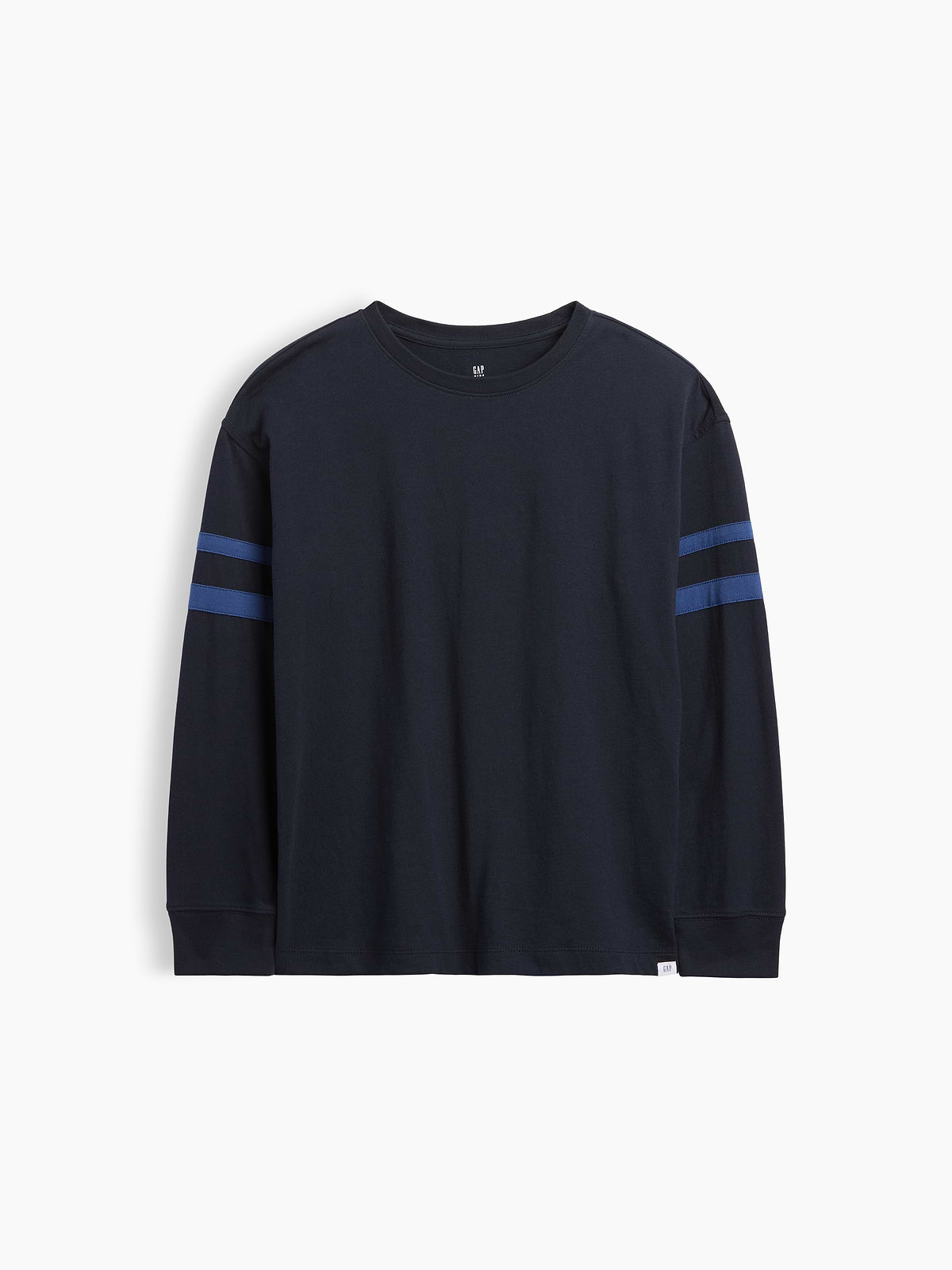 Kids Relaxed Varsity Crewneck T-Shirt - New Classic Navy