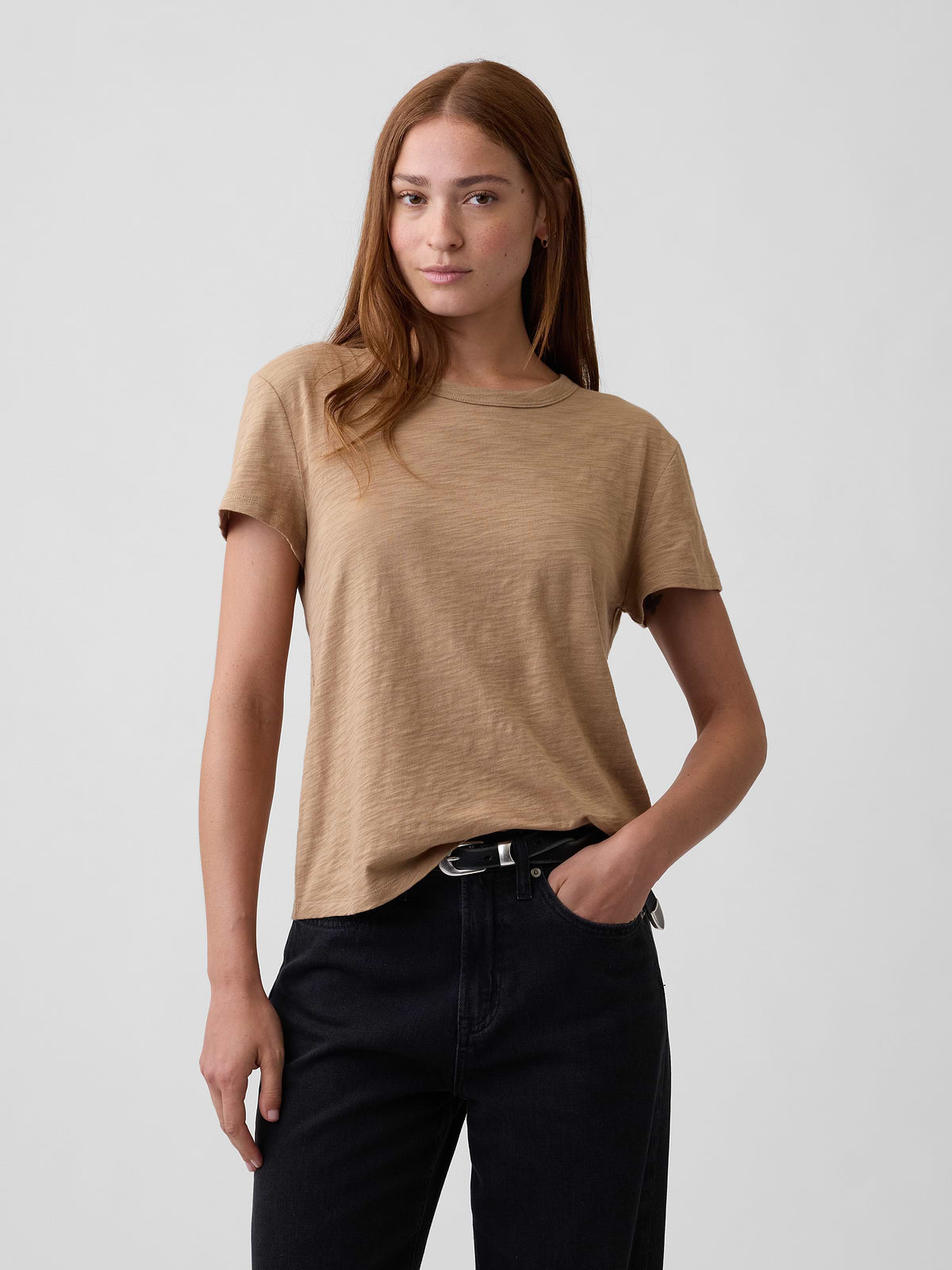 ForeverSoft Relaxed T-Shirt - Camel Hair Brown