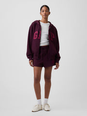 Relaxed Gap Logo Zip Hoodie