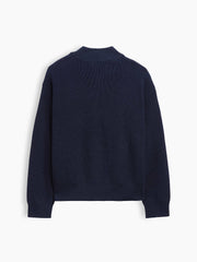 Kids Relaxed Quarter-Zip Sweater