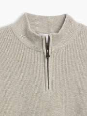 Kids Relaxed Quarter-Zip Sweater