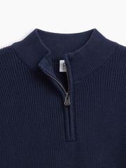 Kids Relaxed Quarter-Zip Sweater