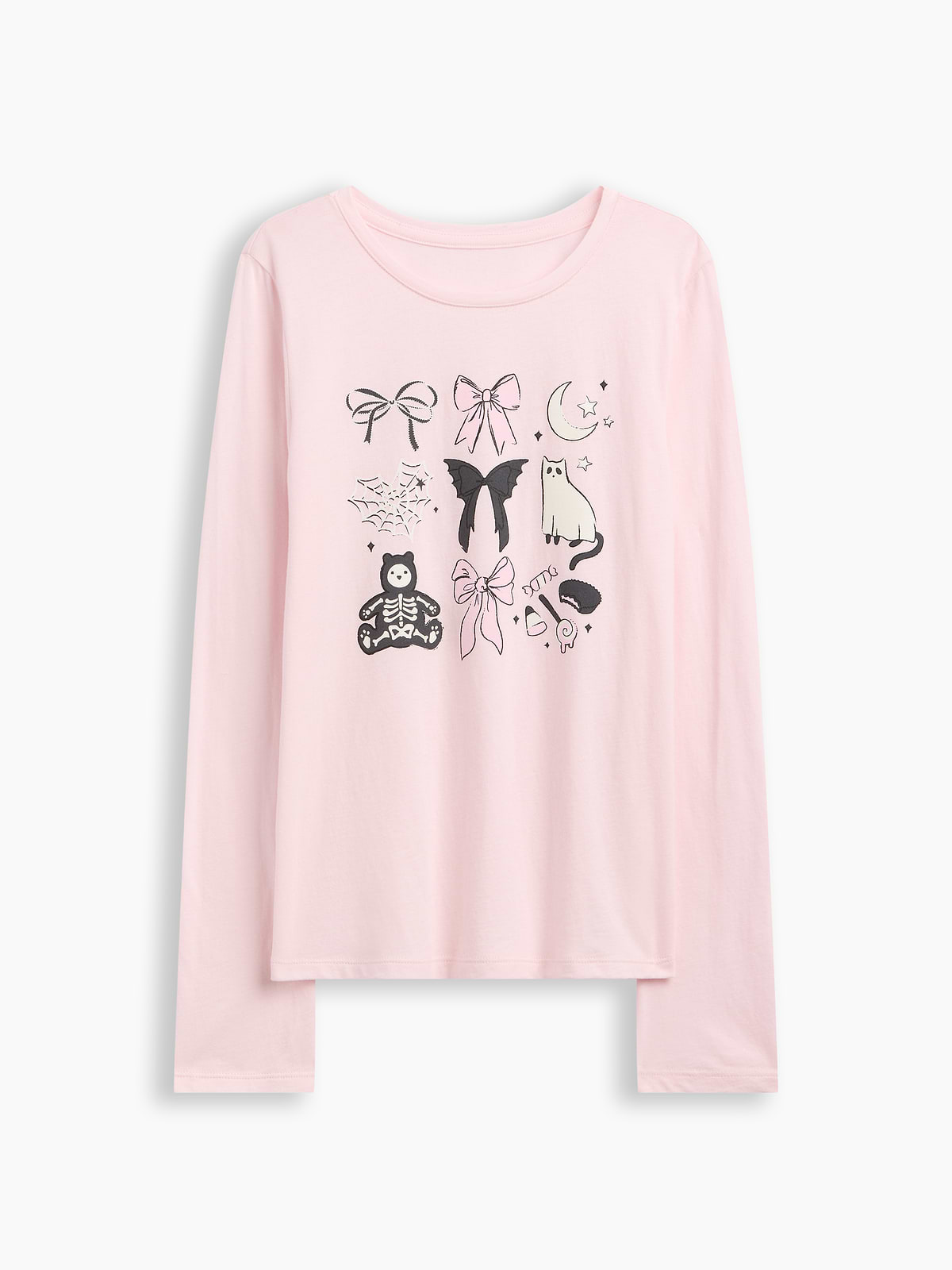 Kids Graphic T-Shirt - Pink Halloween