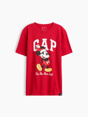 GapKids × Disney Logo T-Shirt - Disney Modern Red