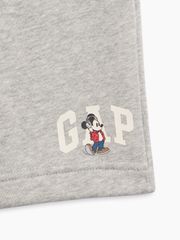 GapKids × Disney Mickey Mouse Relaxed Pull-On Logo Shorts
