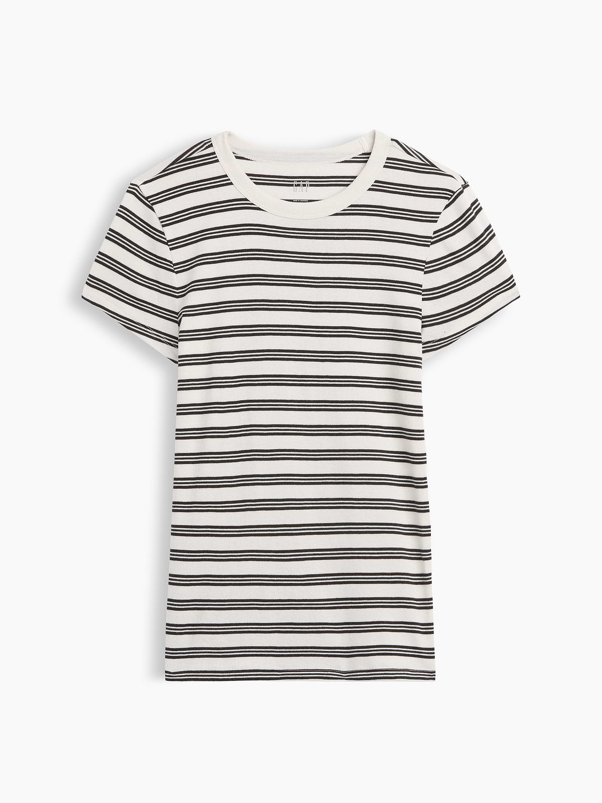 Ribbed Crewneck T-Shirt