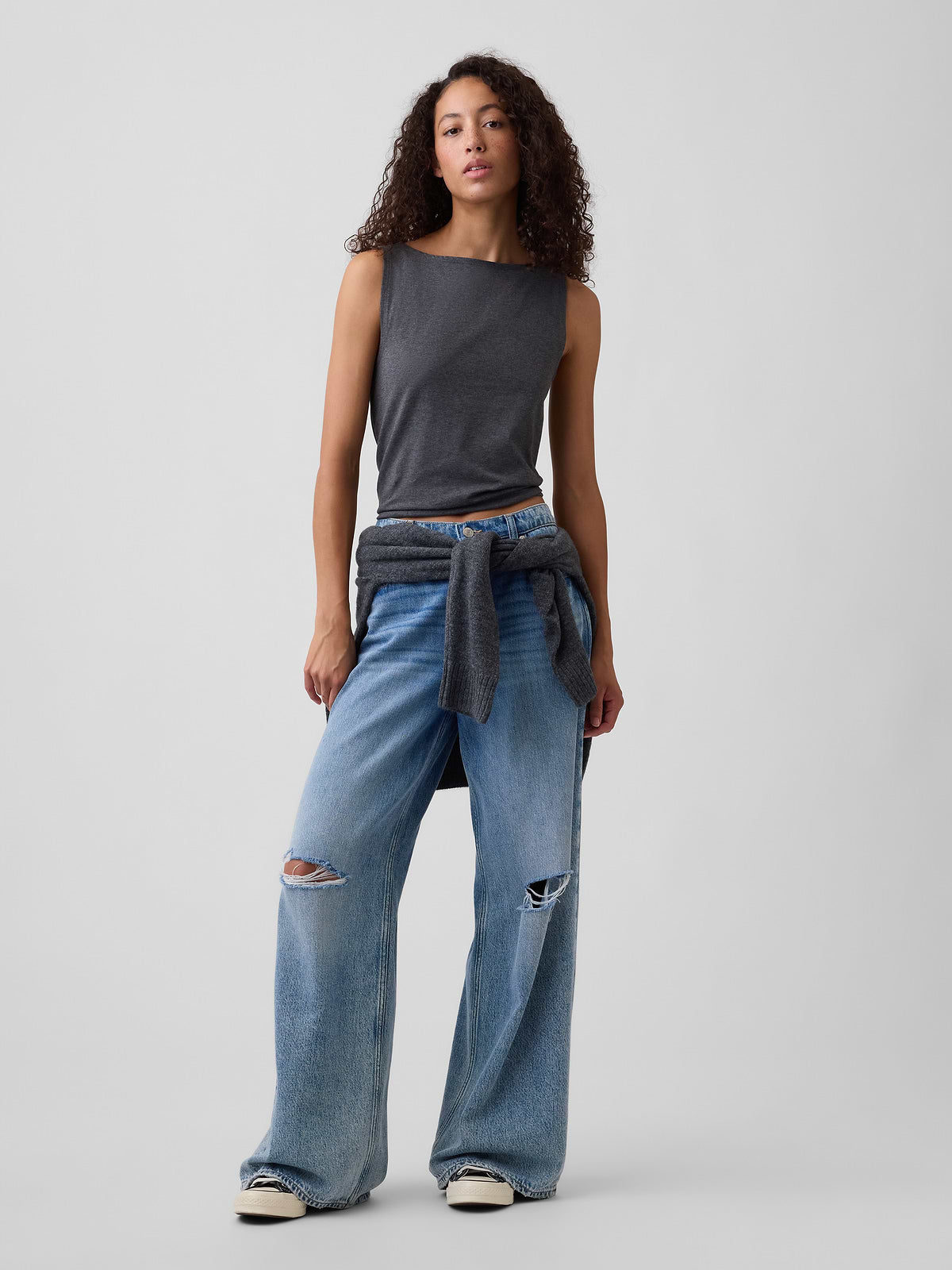 Boatneck Tank Top