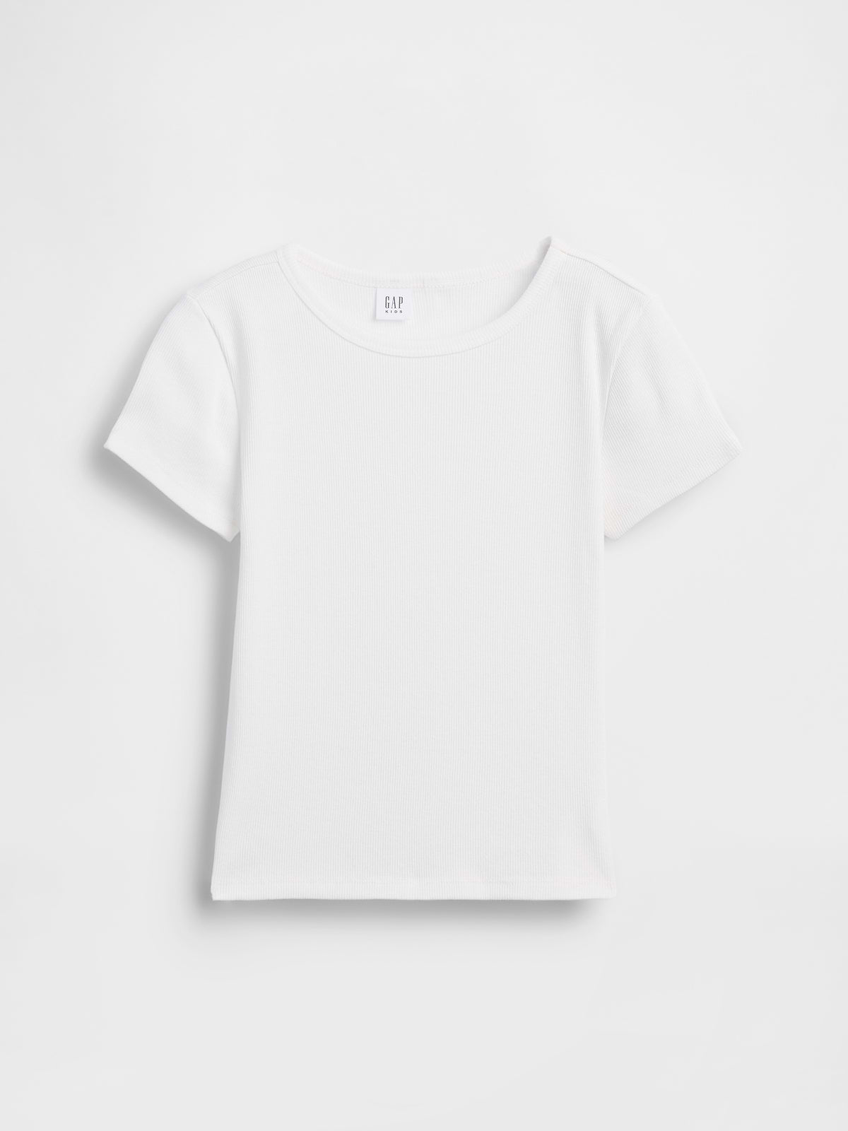 Kids Ribbed Crewneck T-Shirt