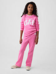 Kids Graphic Bootcut Sweatpants - Love Letter Pink