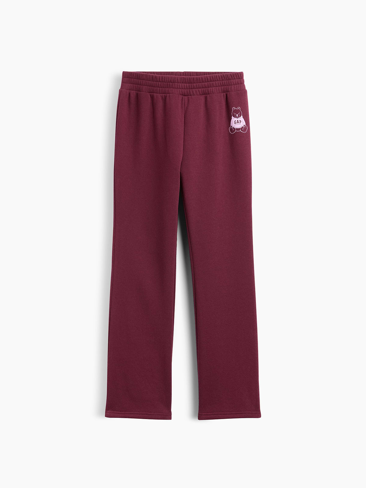 Kids Graphic Bootcut Sweatpants - Red Bear Logo